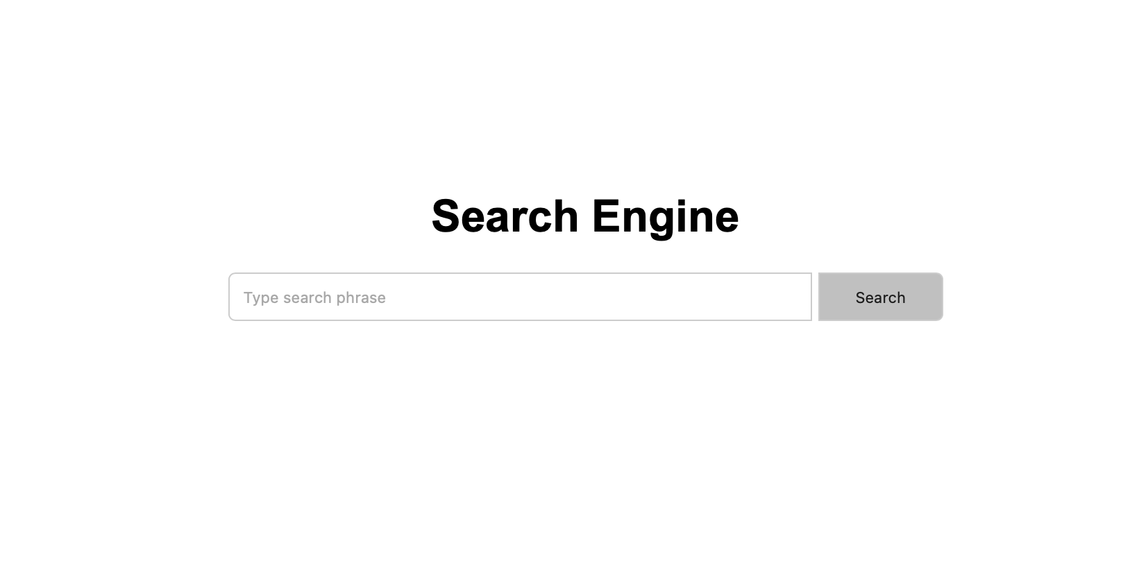 Search Engine